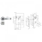 Fechadura Torino Roseta Alumínio Para Porta Externa - Mgm, Ta