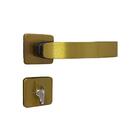 Fechadura Torino Roseta Bronze Latonado Para Porta Banheiro -