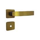 Fechadura Torino Roseta Bronze Latonado Para Porta Banheiro -