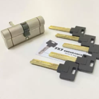 Fechadura Trava Auxiliar De Segurança Titan C/ Cilindro 70mm