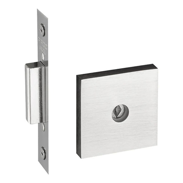 Fechadura Trava Auxiliar Tetra Chave 1500 Quadrada Cromo Acet