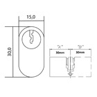 Fechadura Trava Rolete 3780 Externa R202 Cromo Acetinado Quad