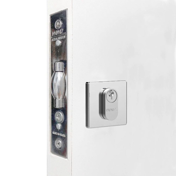 Fechadura Trava Rolete 3780 Externa R202 Cromo Acetinado Quad