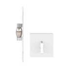 Fechadura Trava Rolete Pivotante Banheiro Pado Branca Quadra