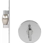 Fechadura Trava Rolete Pivotante Banheiro Pado Inox Escovado