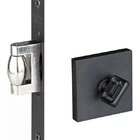 Fechadura Trava Rolete Pivotante Banheiro Pado Preta Preto