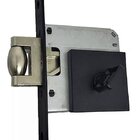 Fechadura Trava Rolete Pivotante Banheiro Pado Preta Preto