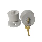 Fechadura Tubular 90mm Cinza Lockwell