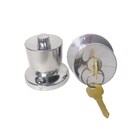 Fechadura Tubular 90mm Cromado Lockwell