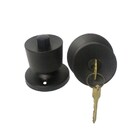 Fechadura Tubular 90mm Preto Lockwell