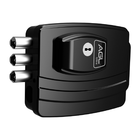 Fechadura Ultra Ajustável Chave E-code Preta Agl