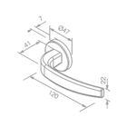 Fechadura Vic Cromado Premium Interna Cromado