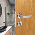 Fechadura Vic Cromo Acetinado Banheiro Cromo Acetinado