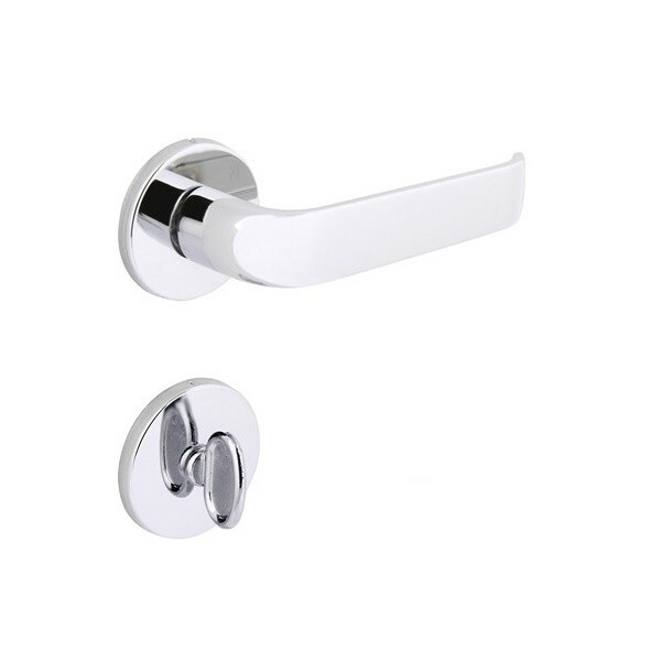 Fechadura Victória Banheiro Roseta Redonda 45mm Cromado 50844