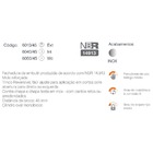 Fechadura Victória Externa 45mm Roseta Cromado 108449/6010/45