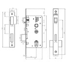 Fechadura Victória Externa Espelho 45mm Cromado 102649/6010/4