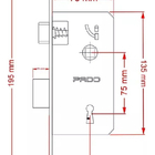Fechadura Vivaldi Bronze Oxidado Interna