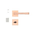 Fechadura Vivaldi Cobre Escovado Banheiro