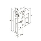 Fechadura Vivaldi Preto Texturizado Externa