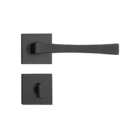 Fechadura Vivaldi Preto Texturizado Para Banheiro