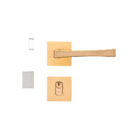 Fechadura Vivaldi Red Gold Escovado Externa