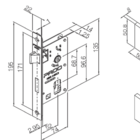 Fechadura Vivaldi Rose Externa