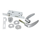 Fechadura WC 5085229/40 Venice Alumínio Escovado Epoxi Máquina 40 mm Arouca