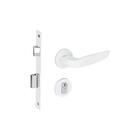 Fechadura Zamac Ibiza Branco Texturizado Externa