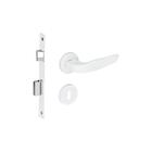 Fechadura Zamac Ibiza Branco Texturizado Interna