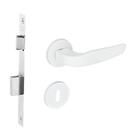 Fechadura Zamac Ibiza Branco Texturizado Interna