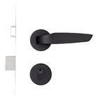 Fechadura Zamac Ibiza Preto Texturizado Externa