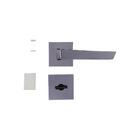 Fechadura Zamac Seattle Grafite Polido Externa