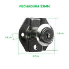 Fechaduras Chaves 22mm Porta Gaveta Armário Móveis 2 Chaves