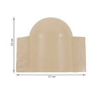 Fechamento De Cumeeira Plan Marfim Permatti