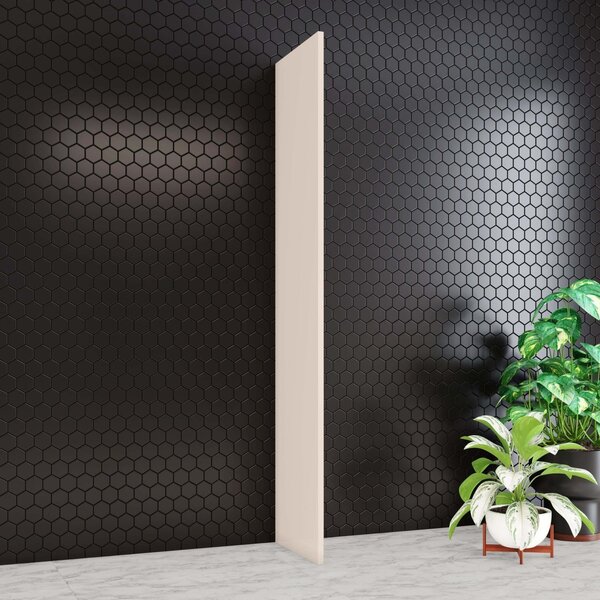 Fechamento Lateral Cozinha 49cm 100% Mdf Aurora Off White