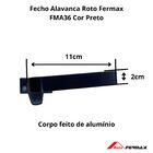 Fecho Alavanca De Sobrepor Janela De Alumínio Preto Fma36