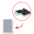 Fecho C/ Porta Cadeado P/ Arquivos/caixas De Força/armarios S