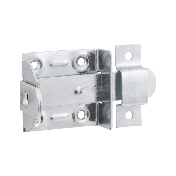 Fecho Chato com Porta Cadeado Aço Carbono Zincado 5" 1 peça