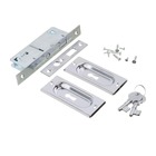 Fecho Concha para Porta Aço Cromado 160x20x43mm União Mundial