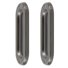 Fecho Concha Sobrepor Aço Oxidado 100x40mm 1 peça