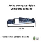 Fecho De Engate Rápido De Aço Com Cadeado De Latão 30mm