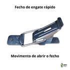 Fecho De Engate Rápido De Aço Com Cadeado De Latão 30mm