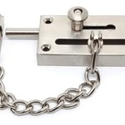 Fecho De Segurança Para Porta Com Corrente 2 Em 1 Novidade