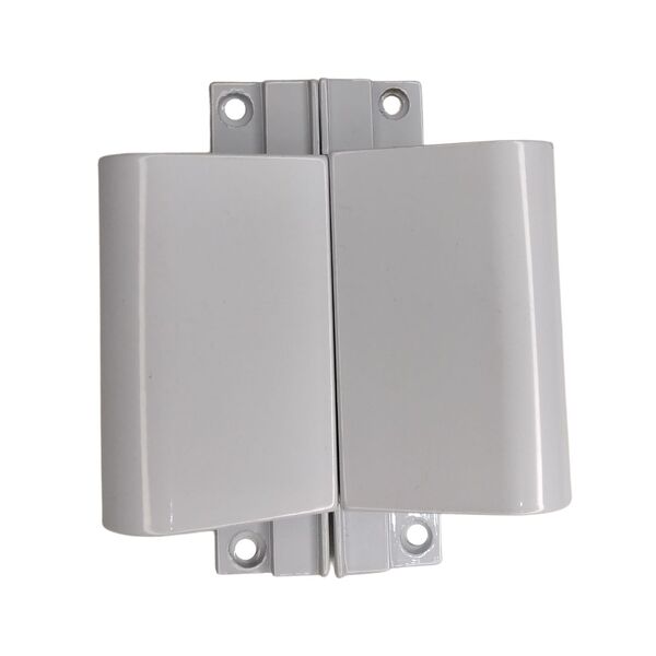 Fecho Janela Vitrô De Alumínio Cor Branco Modelo Central