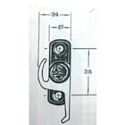 Fecho Japones Caracol Meia Lua 751 D/e Brilhante Janela Porta