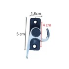 Fecho Japones Meia Lua 752 D/e Brilhante Janela Porta Balcao