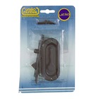 Fecho Latão Grafite 105x60x25mm União Mundial