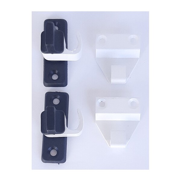 Fecho Lateral 1054 Linha 25 D/e Branco Janela Porta Correr Par