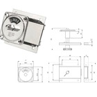 Fecho Livre/ocupado  - Branco