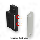 Fecho Magnetico Imã P/ Móveis Preto